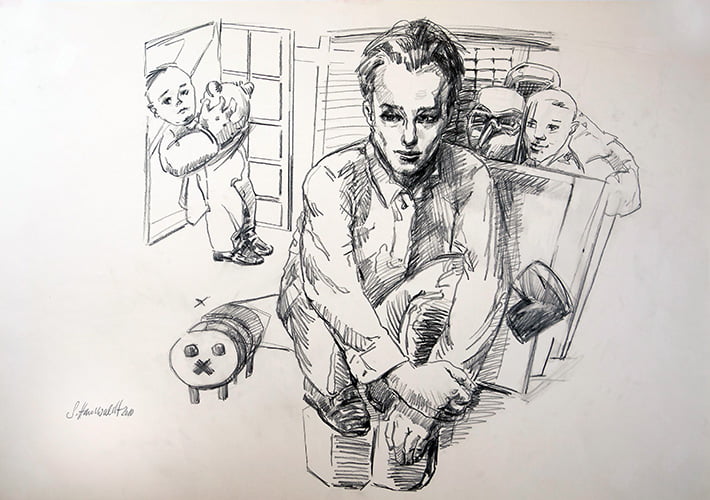 3a-Menno-2010-Bleistift-auf-Papier,-87-x-117-cm